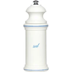 Fletchers' Mill Provencal Salt Mill - White With Blue "Sel"