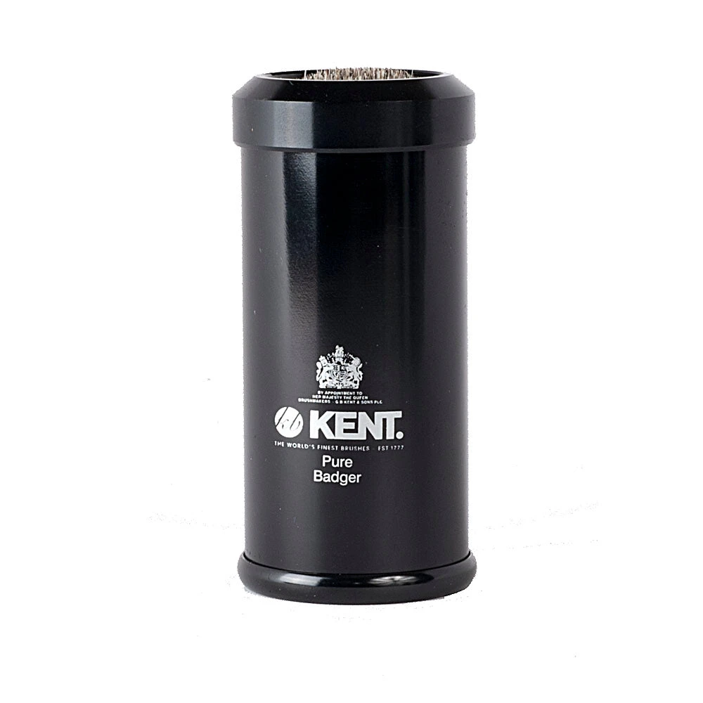 Kent Pure Badger Black Travel Shaving Brush 4 Kent Pure Badger Black Travel Shaving Brush - Image 2