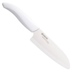Kyocera Revolution 5.5" Ceramic Santoku Knife 11 Kyocera Revolution 5.5" Ceramic Santoku Knife -Chefs Knives Store kcfk140whwhx750