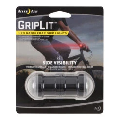Nite Ize GripLit LED Handlebar Grip Lights - Red -Chefs Knives Store niglt10r7.packaging.frontx1000