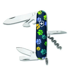 Victorinox Paw Print Spartan Designer Swiss Army Knife -Chefs Knives Store pawprint spartan