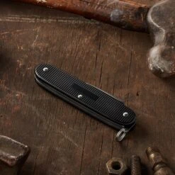 Victorinox Pioneer Black Alox Swiss Army Knife -Chefs Knives Store pioneer black back