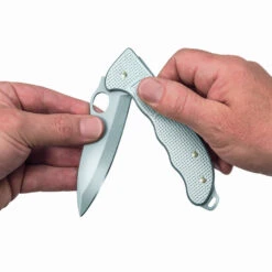 Victorinox Hunter Pro Alox Swiss Army Knife With Clip And Lanyard -Chefs Knives Store sa9415m26 inuse x1000 1