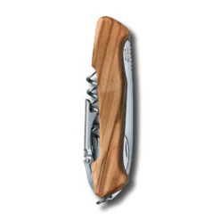 Victorinox Olive Wine Master Swiss Army Knife With Leather Pouch -Chefs Knives Store sa970164 backx1000