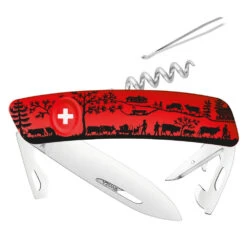 Swiza D03 Heimat Red Swiss Pocket Knife