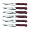 Victorinox Rosewood 6-Piece 4.75" Pointed-Tip Straight Blade Steak Knife Set -Chefs Knives Store vf46059x1000