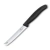Swiss Classic Black 4.25" Fork-Tipped, Serrated Slice And Serve Knife By Victorinox -Chefs Knives Store vf67863x1000