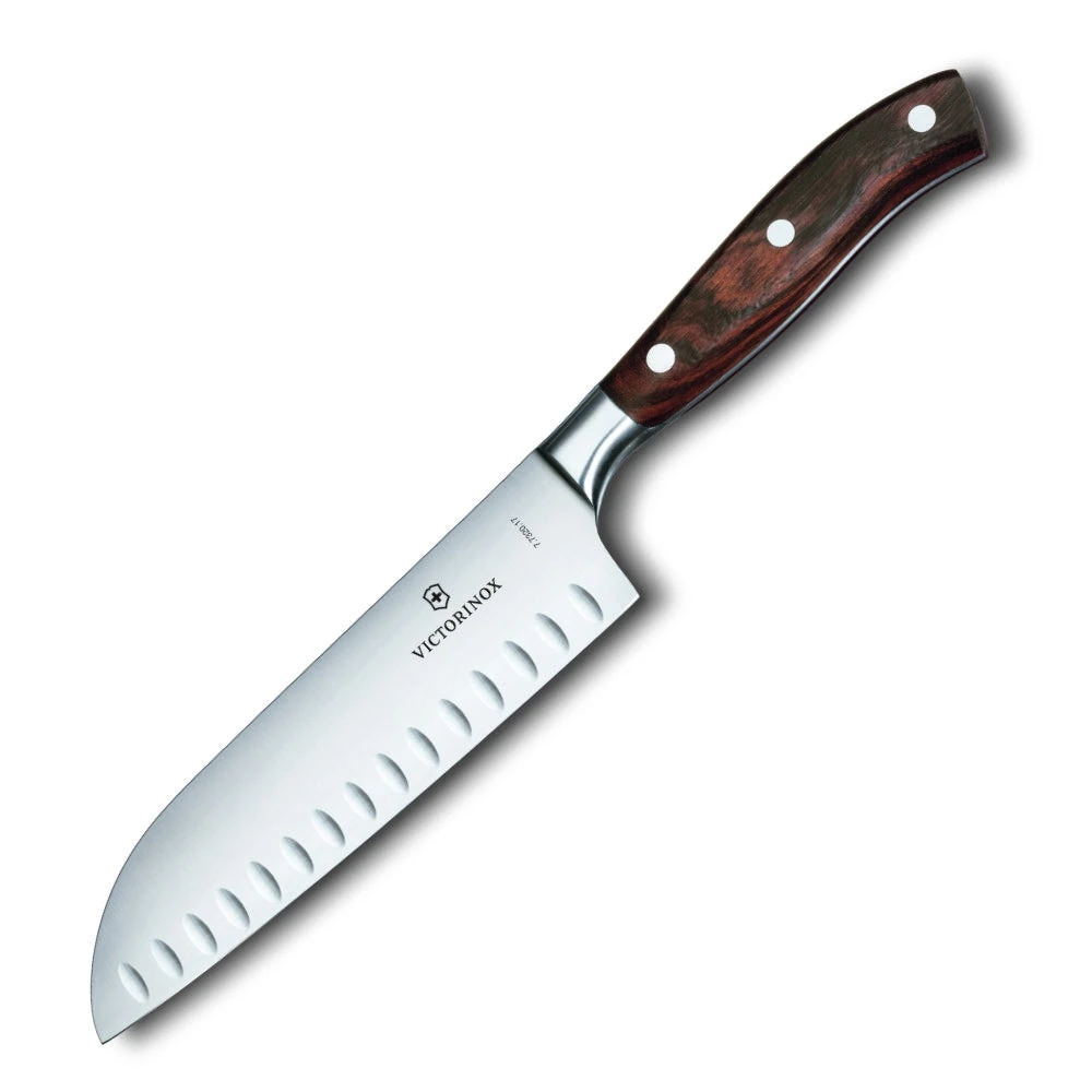 Victorinox Grand Maitre Wood 7" Granton Santoku Knife 3 Victorinox Grand Maitre Wood 7" Granton Santoku Knife