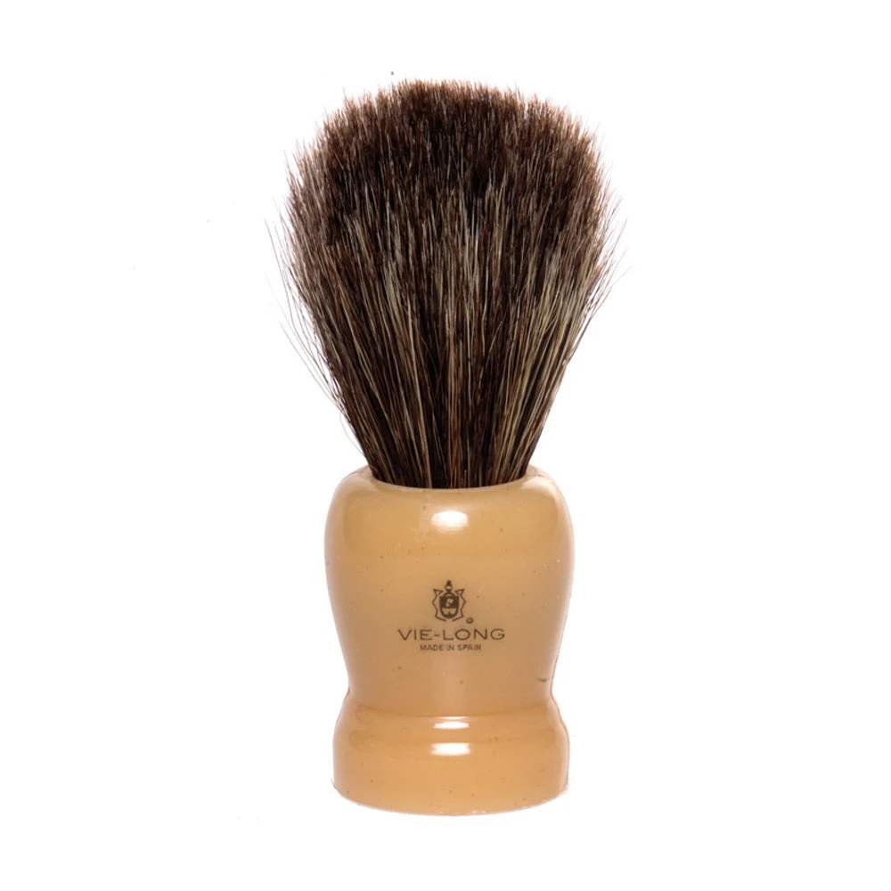 Vie-Long Horse Hair Shaving Brush - Cream Handle 3 Vie-Long Horse Hair Shaving Brush - Cream Handle