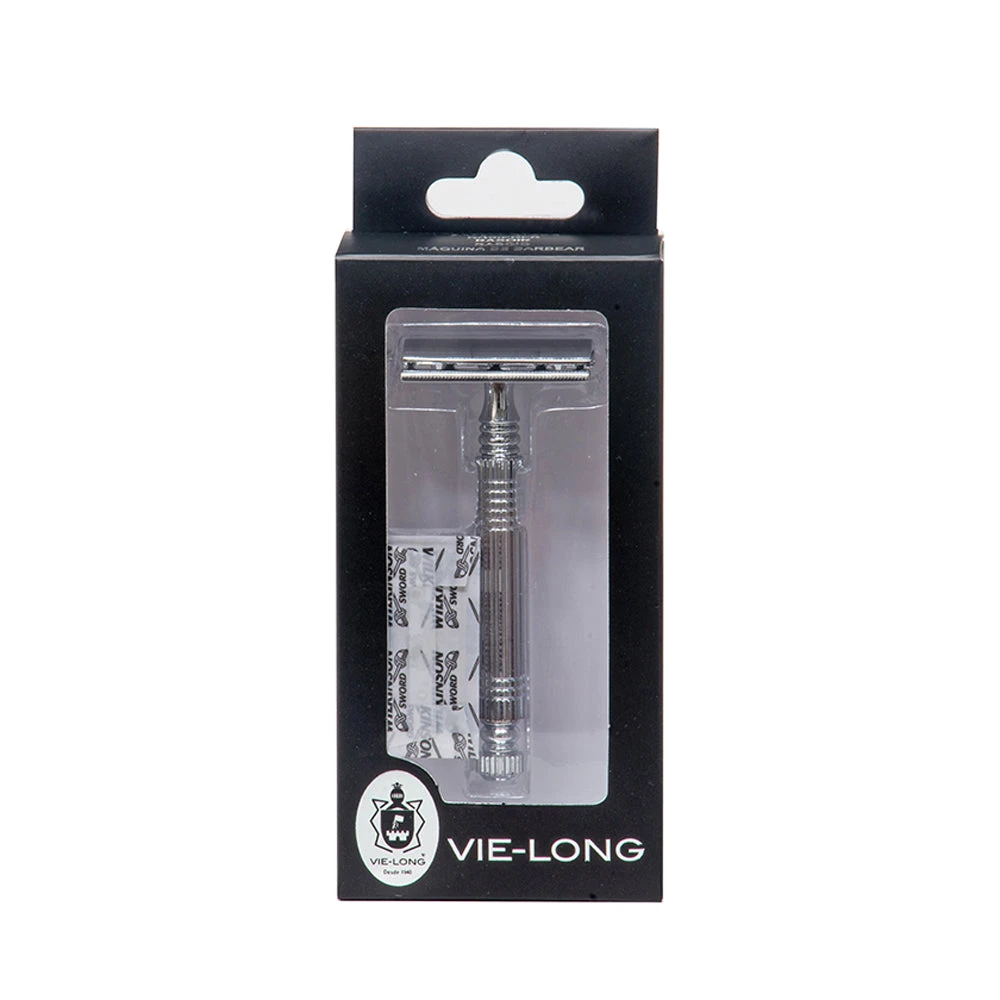 Vie-Long Double Edge Safety Razor - Chrome Finish 4 Vie-Long Double Edge Safety Razor - Chrome Finish - Image 2