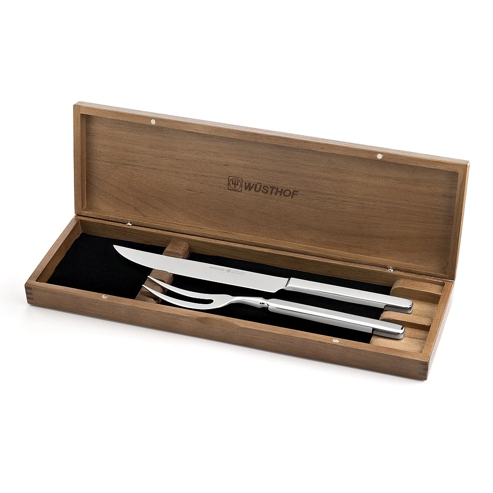 Wusthof Two-Piece Stainless Steel Carving Set 3 Wusthof Two-Piece Stainless Steel Carving Set