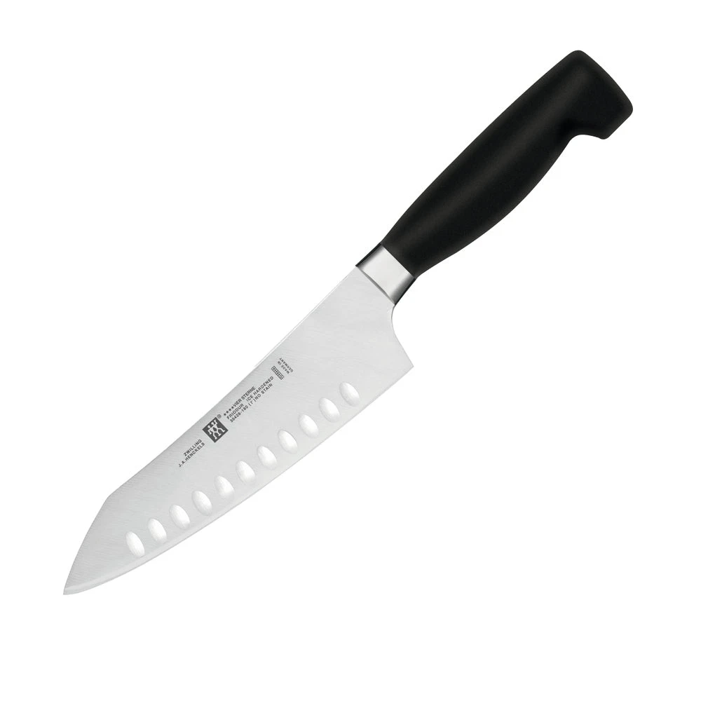 Zwilling TWIN Four Star 7" Hollow Edge Rocking Santoku Knife 3 Zwilling TWIN Four Star 7" Hollow Edge Rocking Santoku Knife
