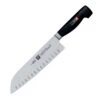 Zwilling TWIN Four Star 7" Santoku Hollow Edge Knife -Chefs Knives Store zh31119183