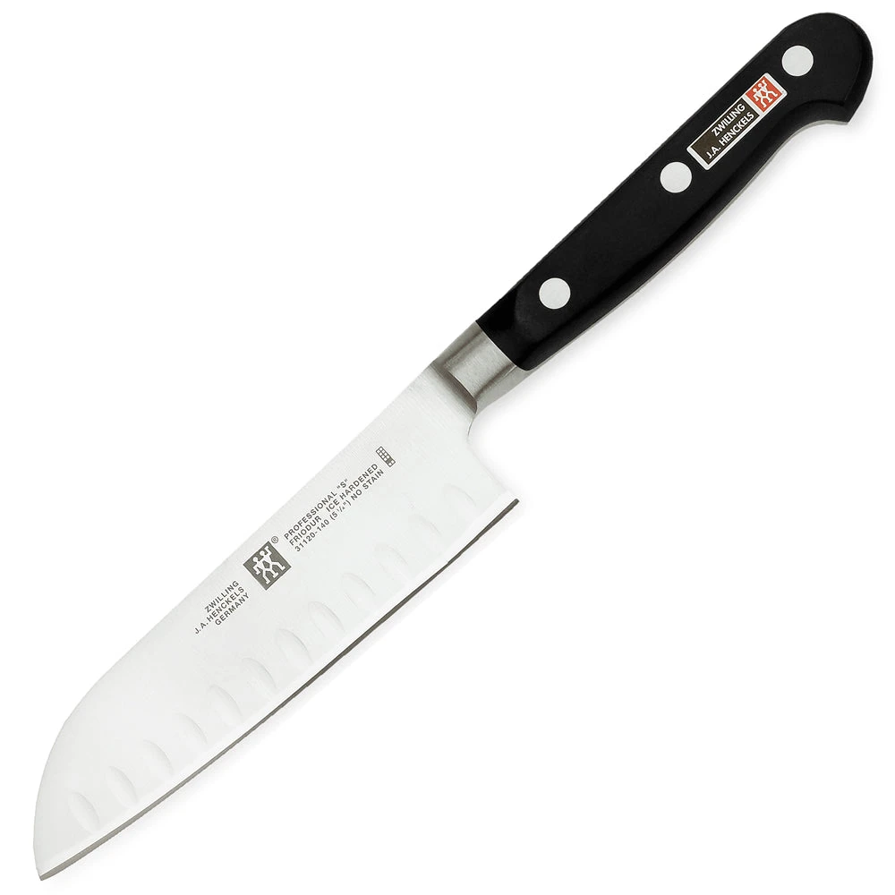 Zwilling TWIN Professional "S" 5" Santoku Hollow Edge Knife 3 Zwilling TWIN Professional "S" 5" Santoku Hollow Edge Knife